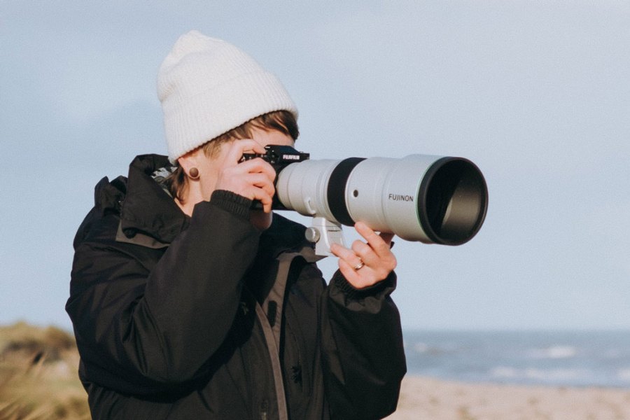 Emily Endean with the Fujifilm XF 500mm