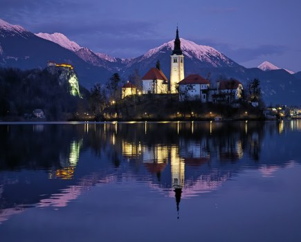 Low light with the Honor Magic7 Pro. Lake Bled, Slovenia. Photo Joshua Waller