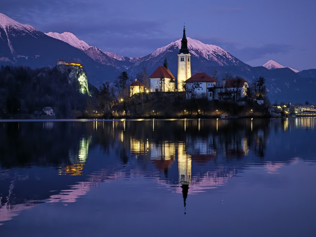 Low light with the Honor Magic7 Pro. Lake Bled, Slovenia. Photo Joshua Waller