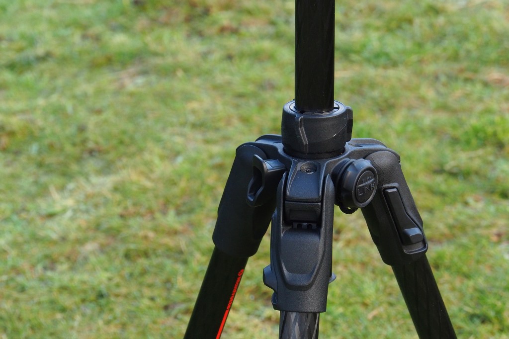 Manfrotto Befree Advanced AS Twist Carbon Fibre Tripod. Photo Jeremy Waller