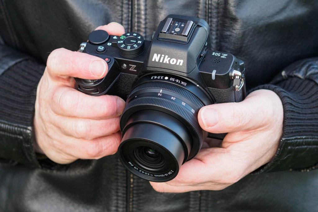 Nikon Z50II in-hand