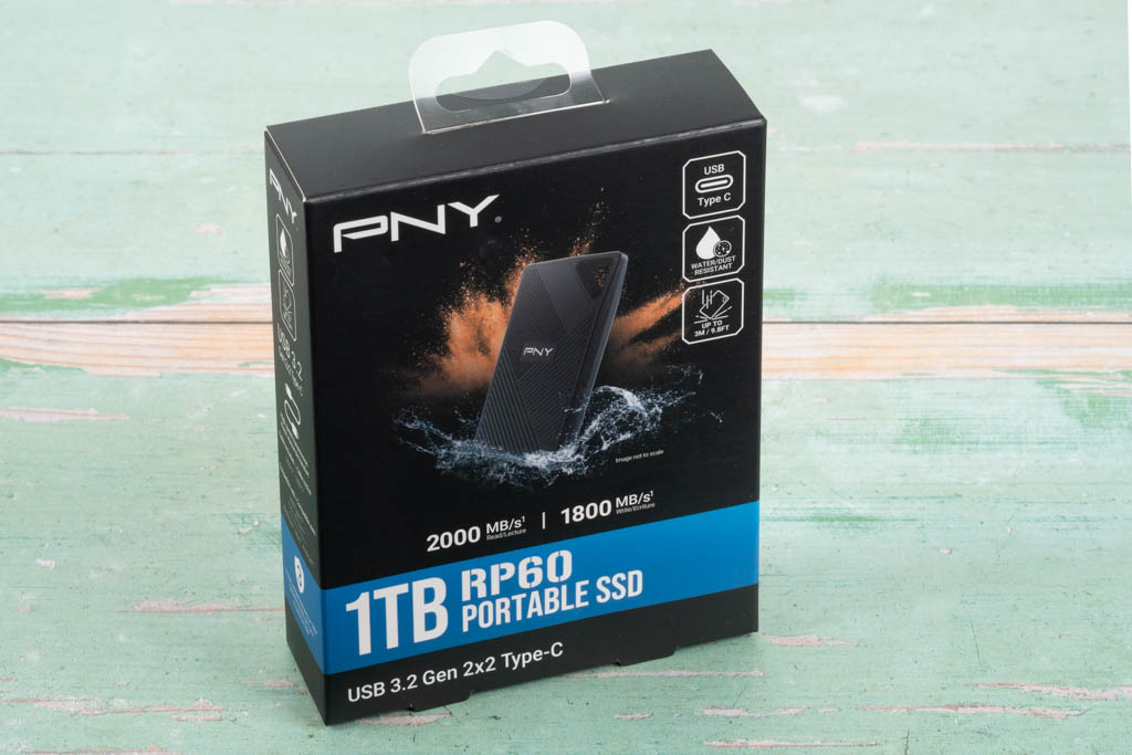 PNY RP60 Portable SSD retail box