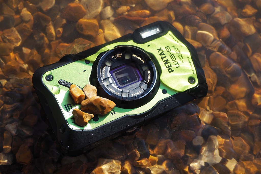 Pentax WG-8 compact camera in water