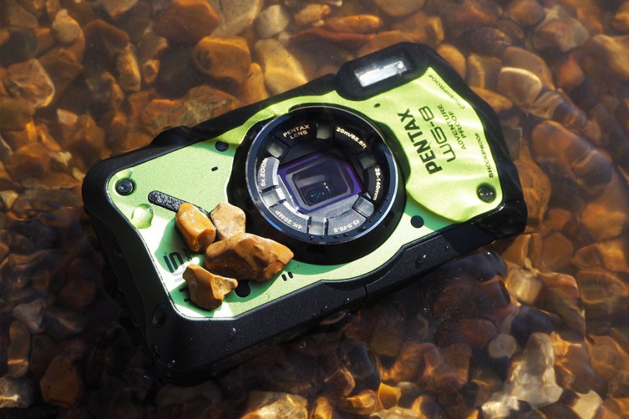 Pentax WG-8 compact camera in water