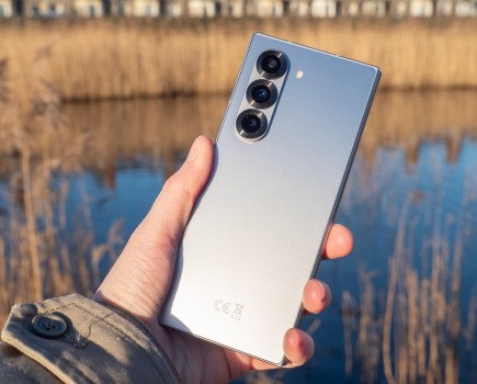 The Samsung Galaxy Z Fold 6 in hand