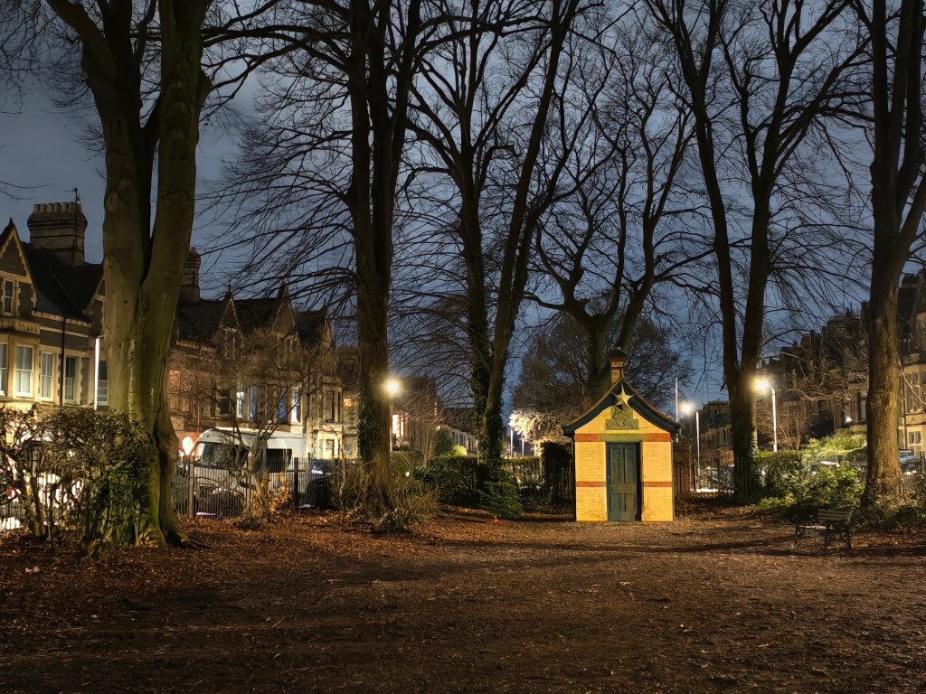 A sample image shot in very low light with the Vivo X200 Pro. 1x Lens/2x Crop.