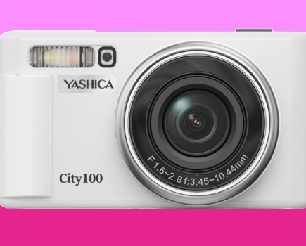 Yashica City 100 in white. Image: Yashica