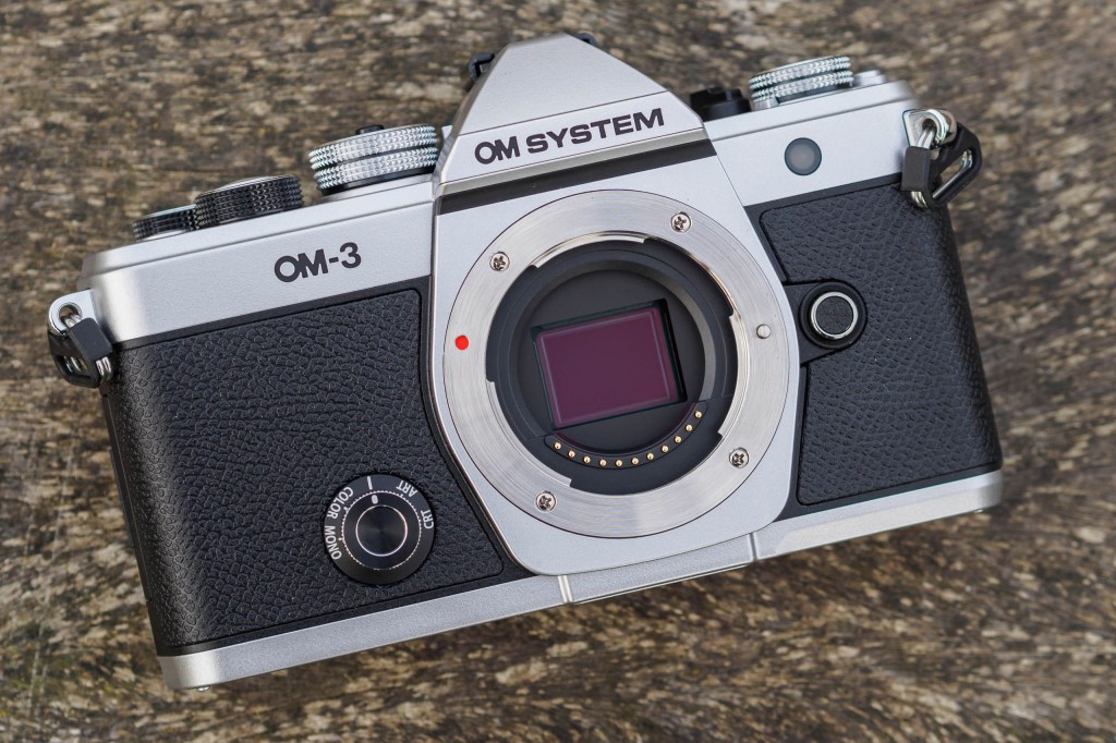 OM System OM-3 20MP BSI stacked-CMOS Four Thirds sensor 