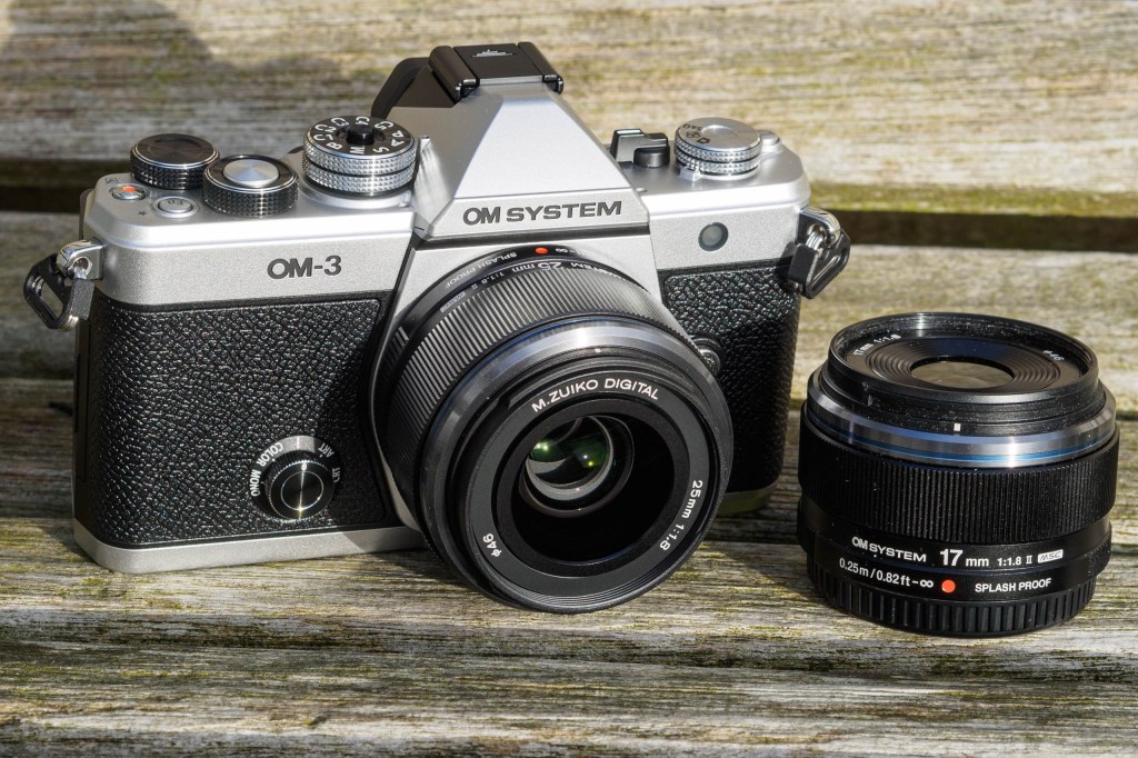 OM System OM-3 with 17mm F1.8 II and 25mm F1.8 II lenses