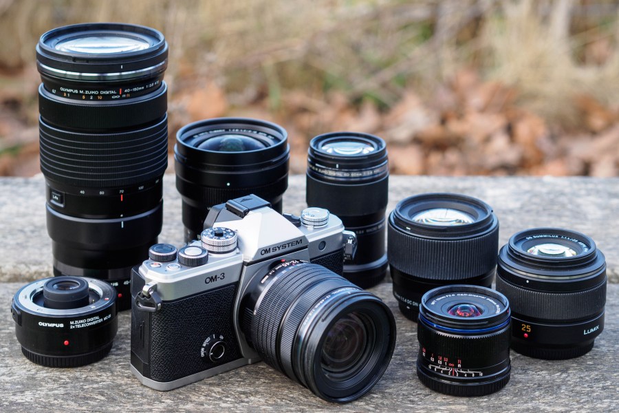 OM System OM-3 with Micro Four Thirds lenses