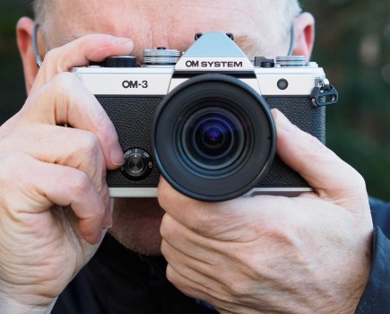 OM System OM-3 in use