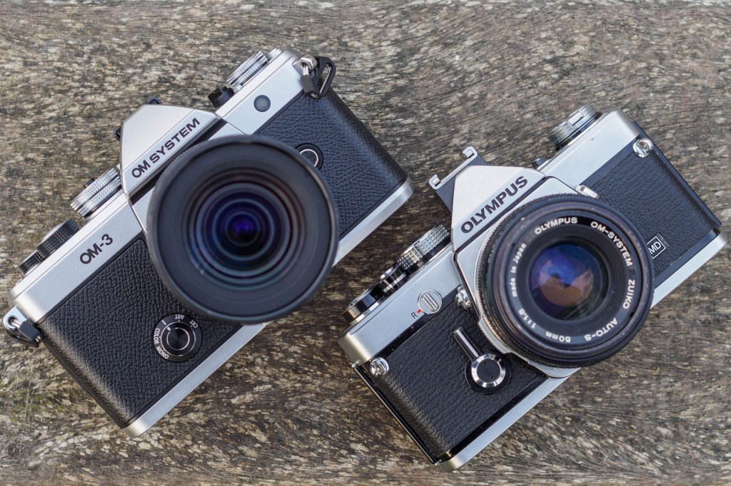 OM System OM-3 and classic Olympus OM-1