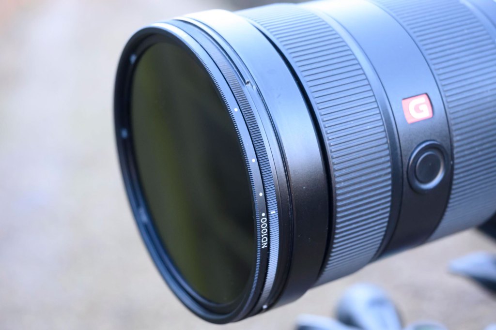 Urth Variable ND64-1000 Filter Plus+ in use