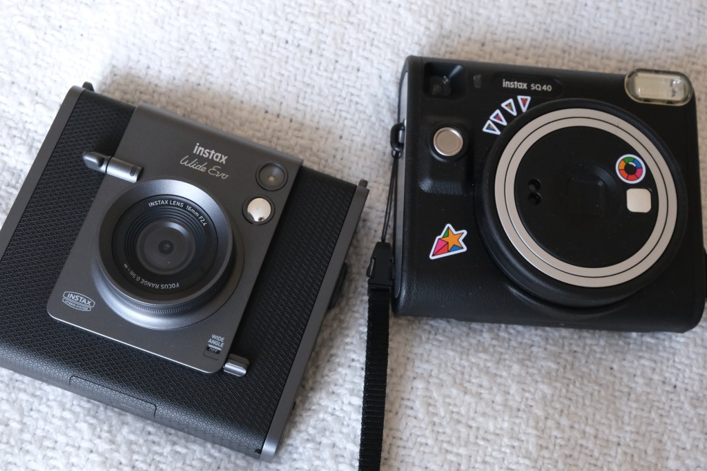 Instax Wide Evo with Instax SQ40