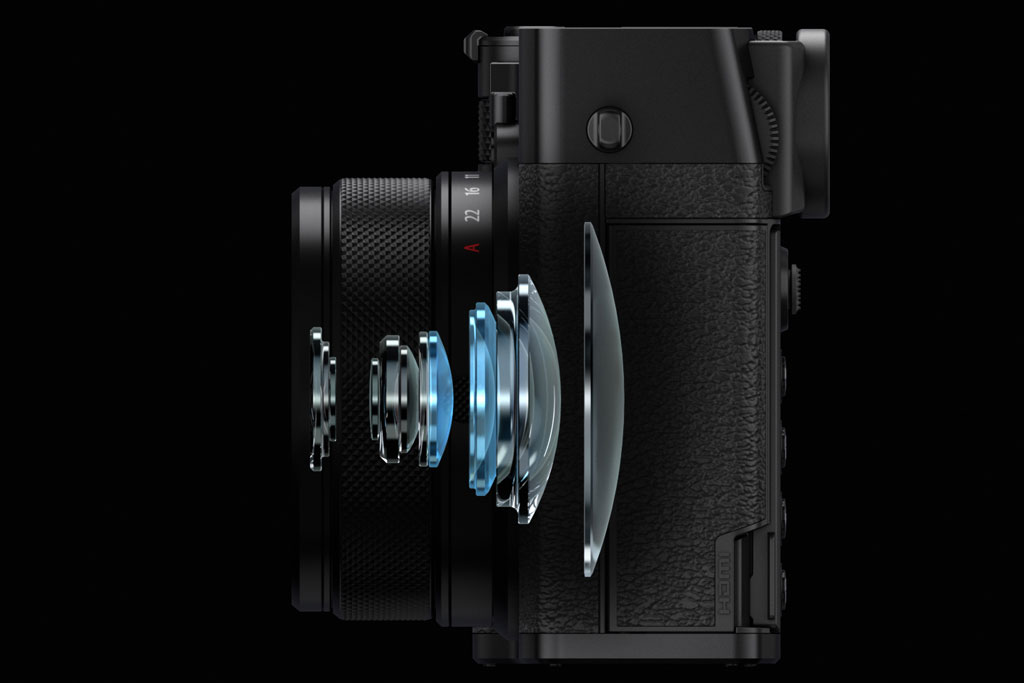 Fujifilm GFX100RF lens construction