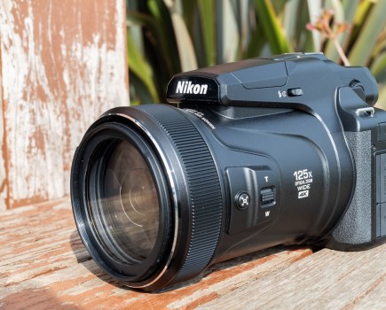 The side of the Nikon P1100