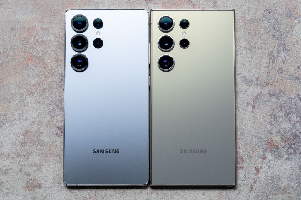 Samsung Galaxy S25 Ultra (left) vs Samsung Galaxy S24 Ultra
