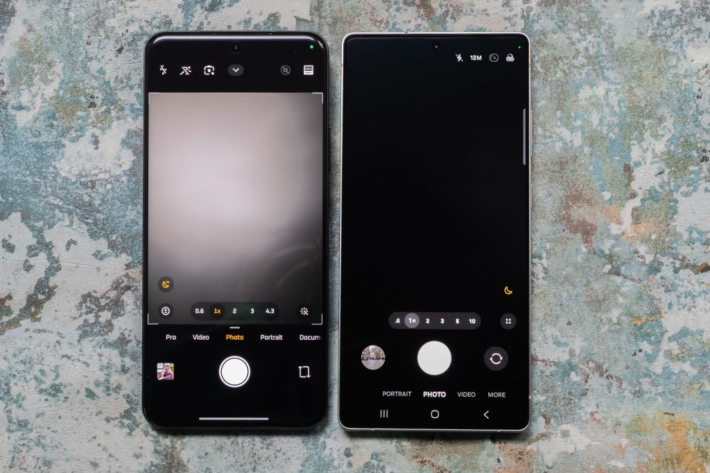 The native camera apps of both the Xiaomi 15 Ultra and the Samsung Galaxy S25 Ultra