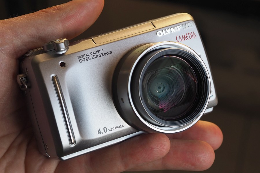The Olympus C-765 is a surprisingly compact camera for the time. Photo: (C) Joshua Waller