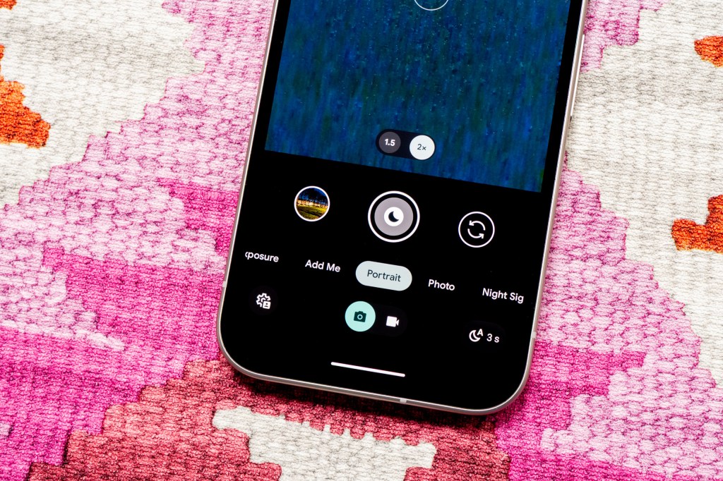 The Portrait mode of the Google Pixel 9a
