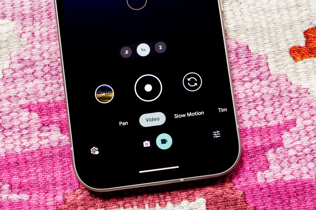 The video options of the Google Pixel 9a