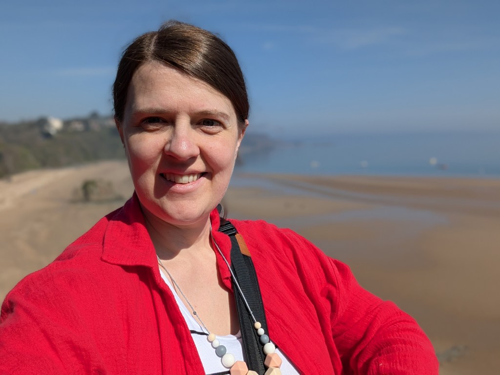 A selfie image taken with the Google Pixel 9a