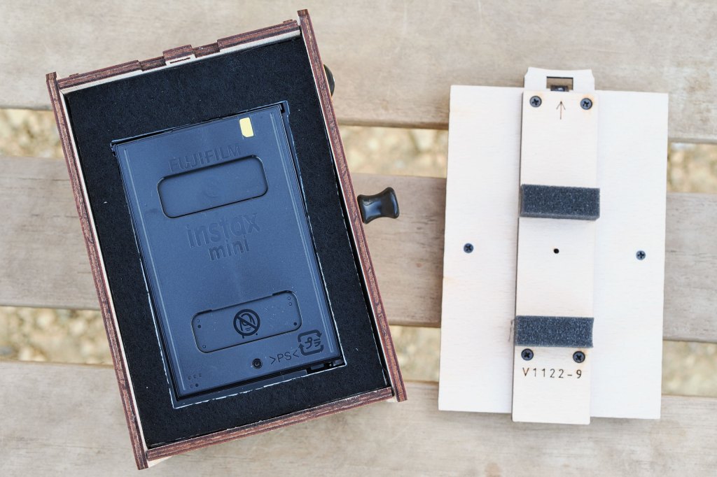 JollyLook Instant Film Camera with Instax Mini film pack installed
