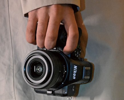 Nikon Z5II in-hand