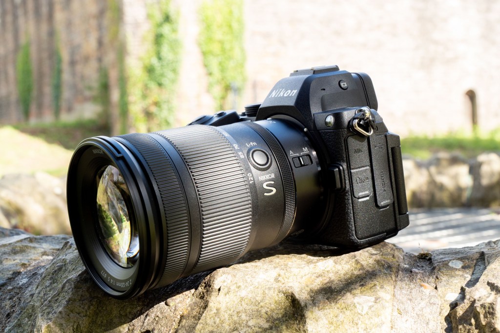 The Nikon Z5 II with the 24-120mm lens attached
