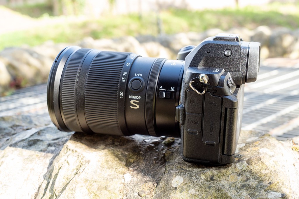 A side view of the Nikon Z5 II