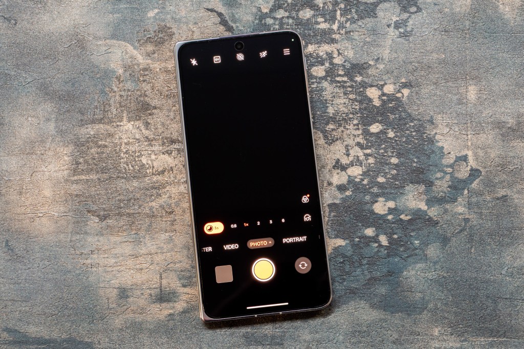 The native camera app of the Oppo Find N5
