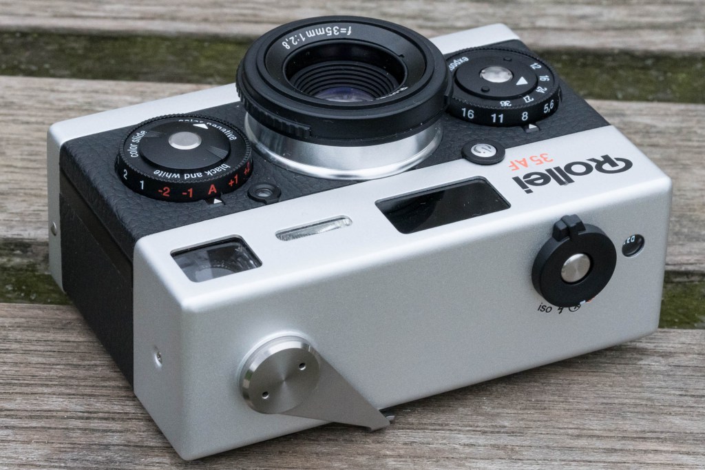 Rollei 35AF set to aperture priority shooting