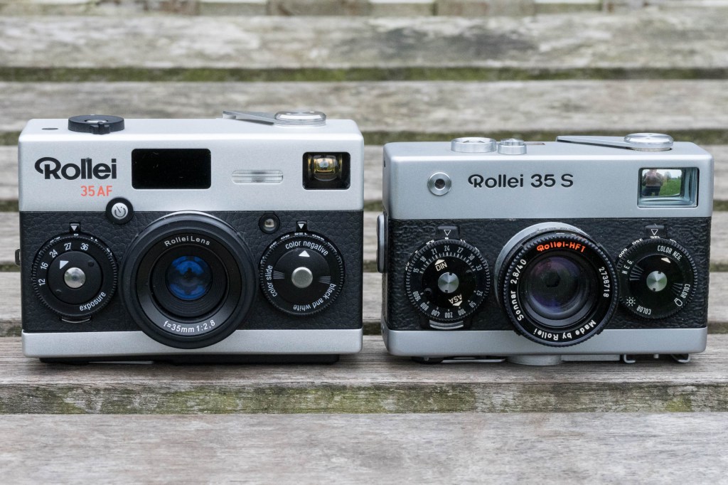 Rollei 35AF vs Rollei 35S - front view