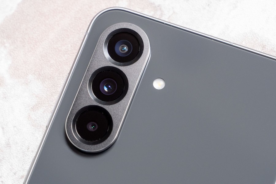 A closer look at the triple camera setup of the Samsung Galaxy A56