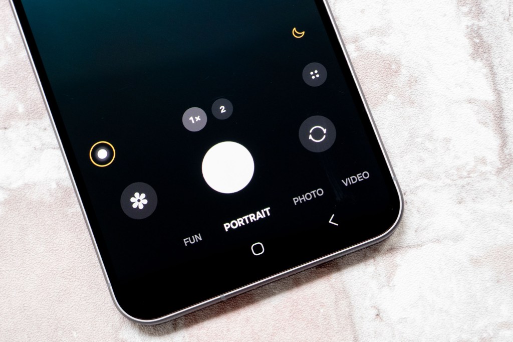 The portrait mode of the Samsung Galaxy A56