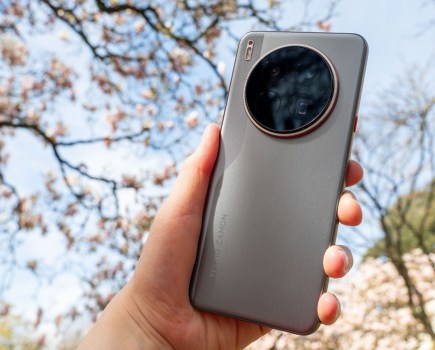 The Tecno Camon 40 Premier in hand