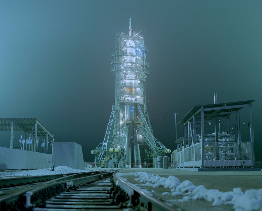 Soyuz MS-20 on the pad at Baikonur Cosmodrome, Kazakhstan, 7 December 2021. This image was taken the night before Yusaku Maezawa, dearMoon’s leader and funder, was sent to the International Space Station to spend 12 days there alongside Roscosmos cosmonaut Alexander Misurkin and his assistant Yozo Hirano. The dearMoon crew had been notified of their inclusion in the project one month earlier, with the public announcement occurring on the first anniversary of the MS-20 flight.