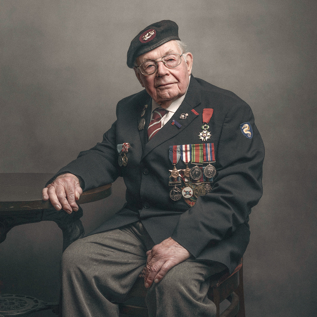 ve day 80 portrait of alan king