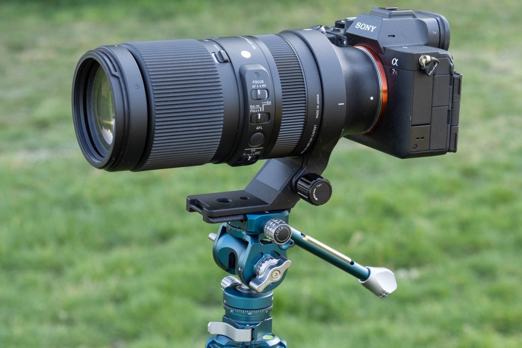 Benro FS20PRO hybrid head with Sony A7R V and Sigma 100-400mm lens