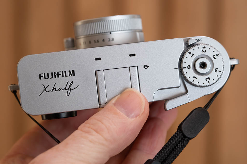 Fujifilm X half top view