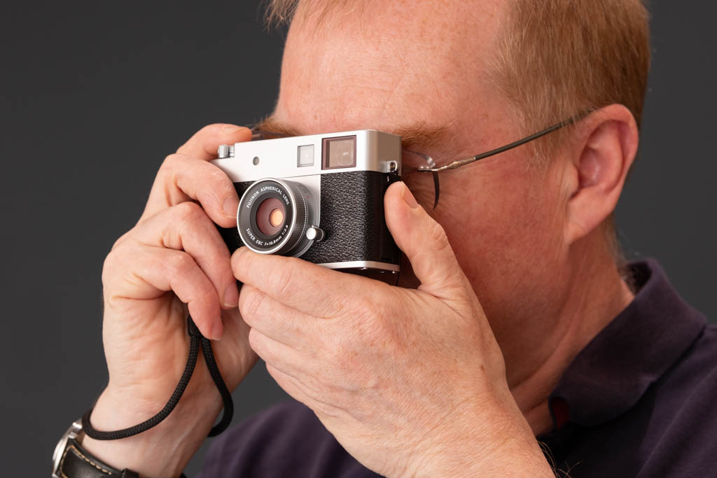 Fujifilm X half in use