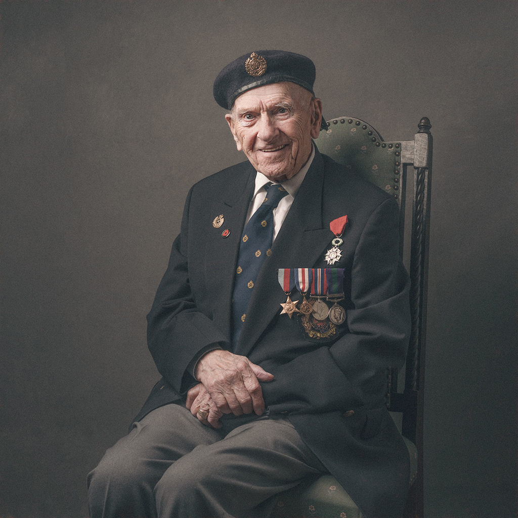 portrait of world war two veteran George Avery
