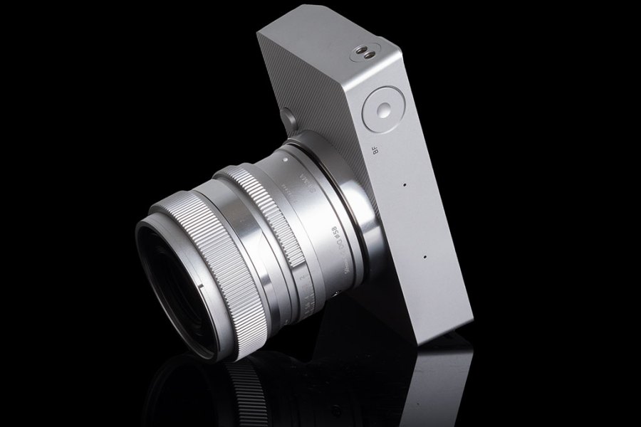 Sigma BF in silver, with 50mm F2 lens