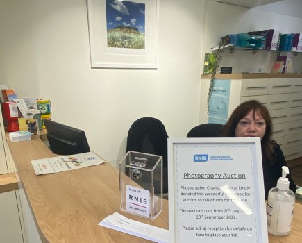 Charlie waite RNIB
