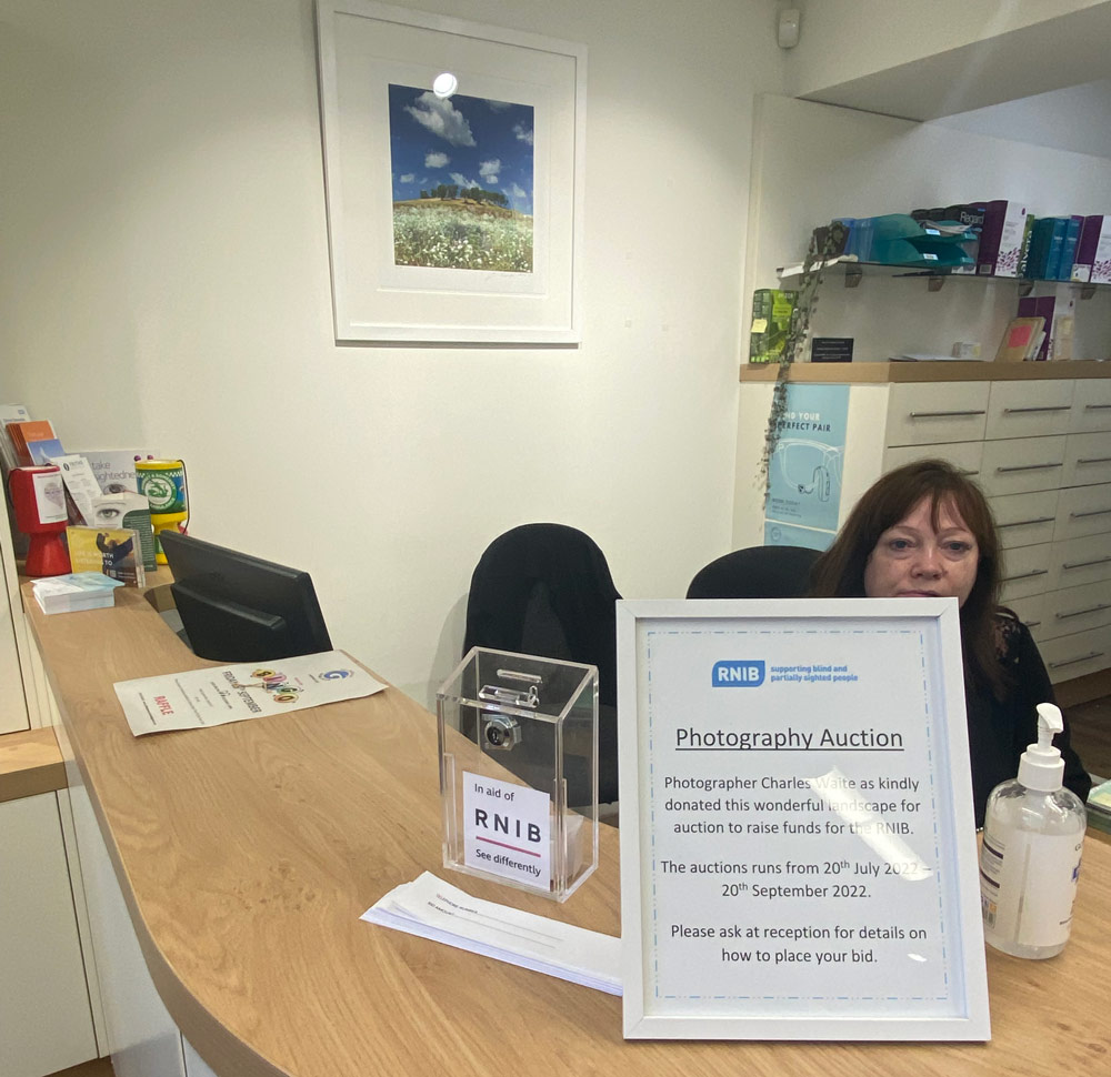 Charlie waite RNIB