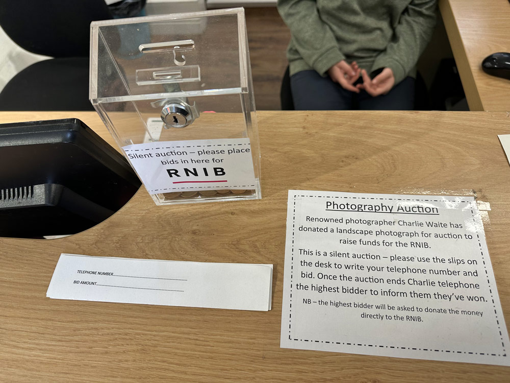 Charlie Waite RNIB