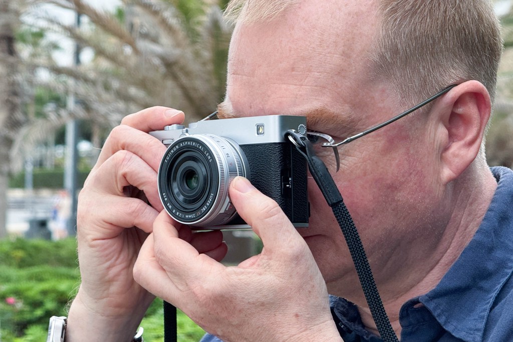 Fujifilm X-E5 in use