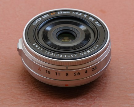 Fujifilm XF 23mm F2.8 R WR in silver