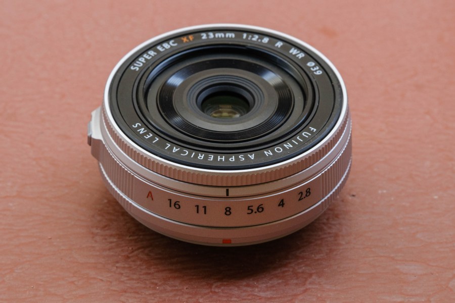Fujifilm XF 23mm F2.8 R WR in silver