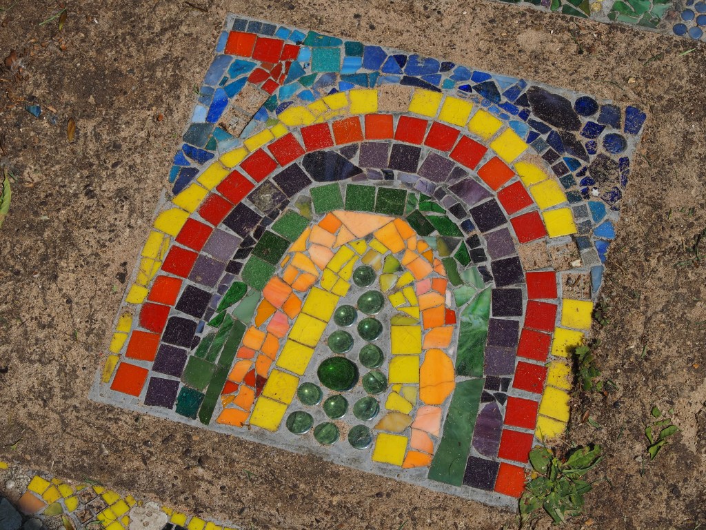 Rainbow tiles. Photo credit: Joshua Waller